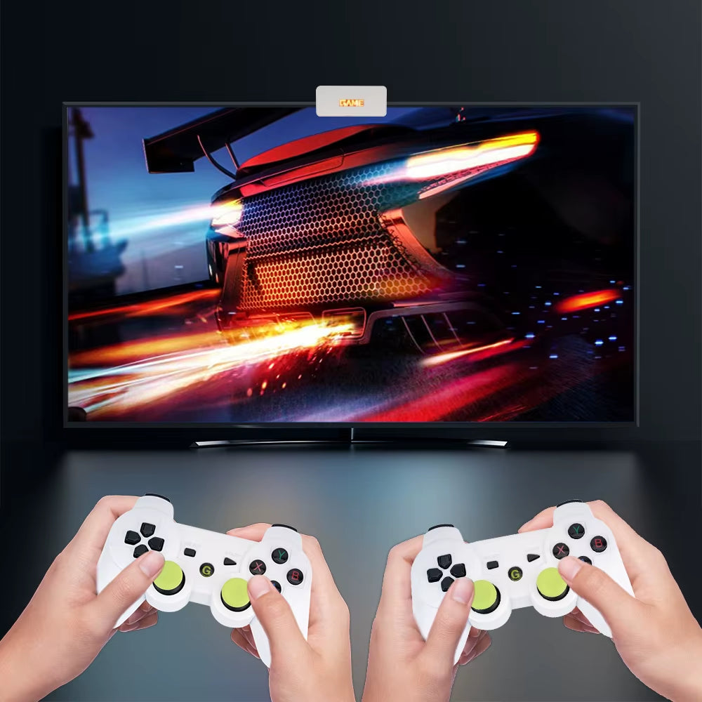Y7 Video Game Console Linux System 256G Built 12000 Games Rechargeable Wireless Handle Low Latency Connection Player Gift